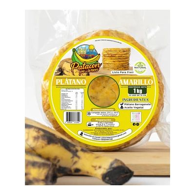 Patacon de platano amarillo 1kg. 