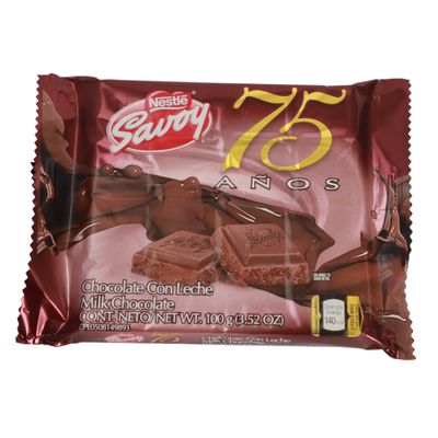 Savoy Chocolate con Leche 75 años