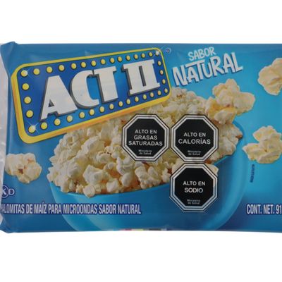 Palomitas de maiz naturales 91gr