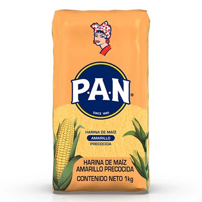 Harina de maiz amarillo  P.A.N  1 kg