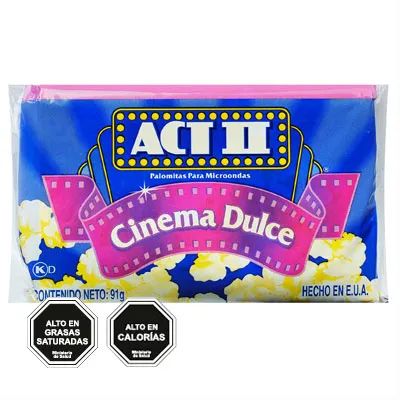 Palomitas de maiz sabor cinema dulce 91gr