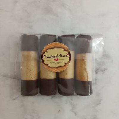 Bolsa de Barquillos Chocolate Manjar 4 Unidades