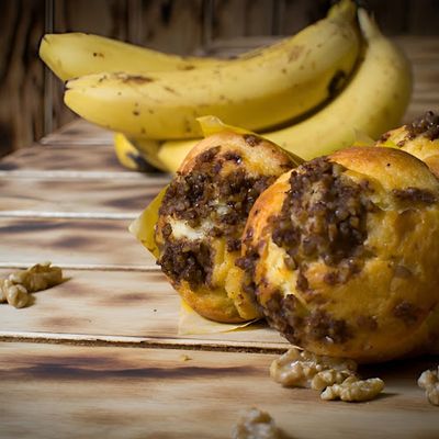 Muffin Platano Nuez