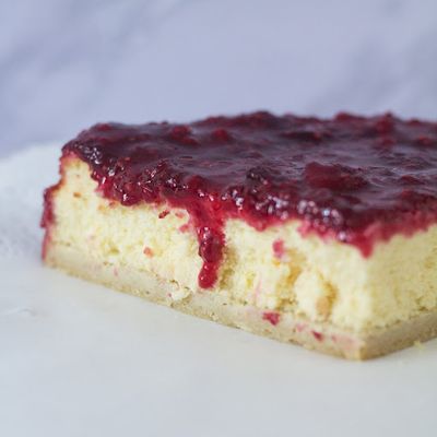 Postre Cheesecake Frambuesa En Trozo