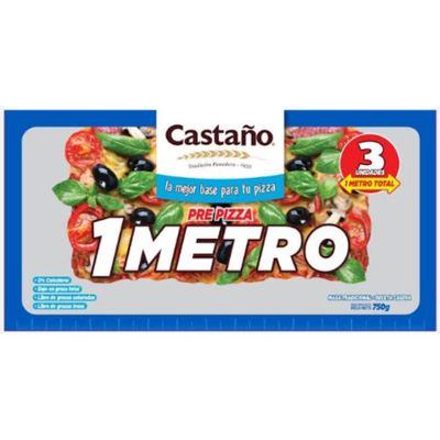 Pre Pizza 1m 3 Unidades