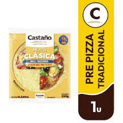 Pre Pizza Clásica Masa Tradicional Castaño 250g