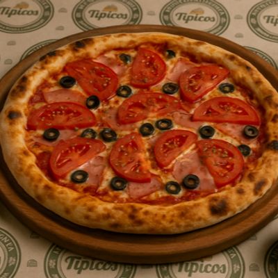 Promo Roma ( pizza con salsa napo + mozzarella y 2 ingredientes ) 