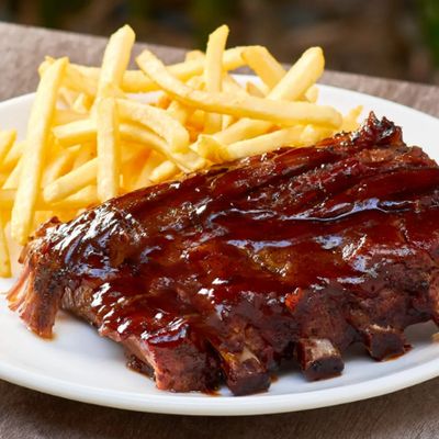 Costillas ahumadas BBQ