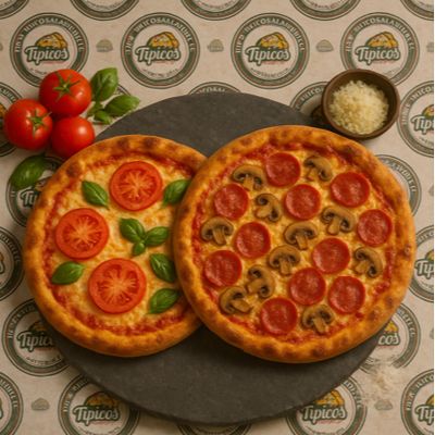 Promo Capriciosa (2x pizzas 3 ingredientes)