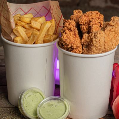 20 filetillos crispy con papas F