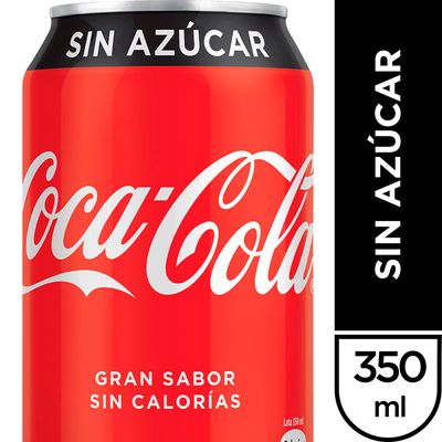 COCA COLA ZERO 350 LATA CC