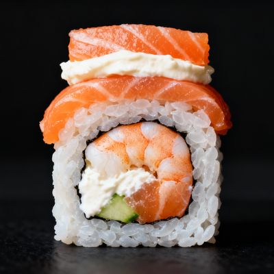 10. Camarón Salmón Queso