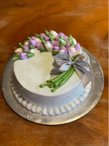 Queque Tulipanes