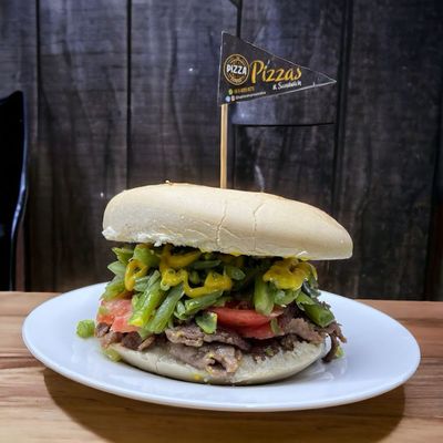 Sandwich De Pollo Con Todo