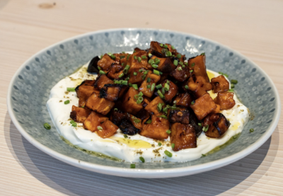 Labneh con Camote y Miel