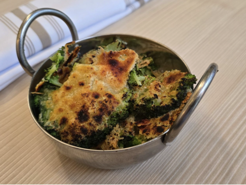 Smashed Broccoli & Parmesano