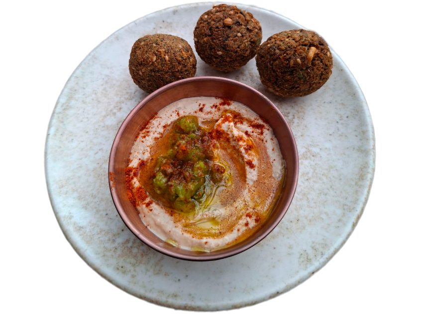 Falafel con Hummus (3)
