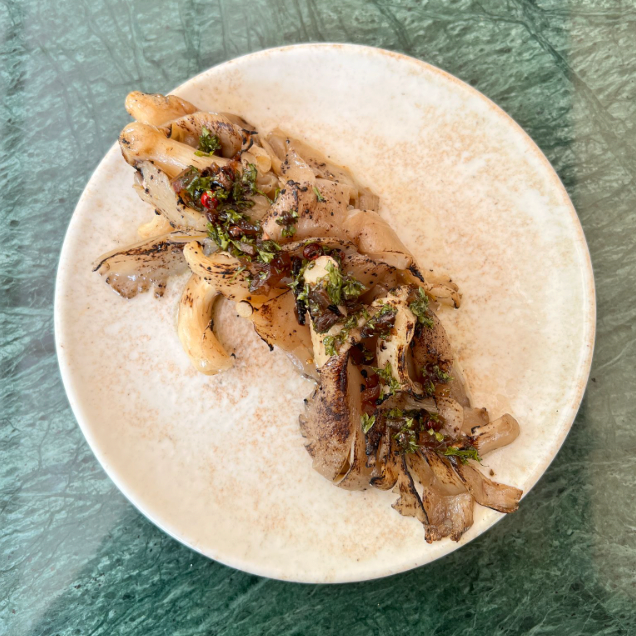 Mini Pincho Hongos Ostra