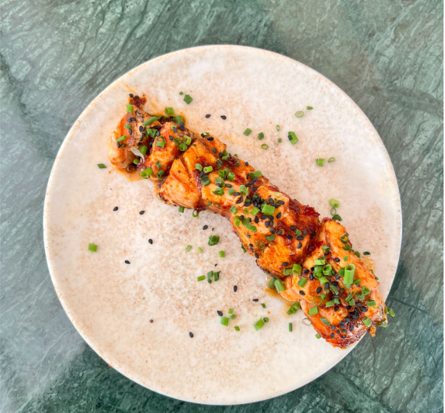 Mini Pincho Salmon Agridulce