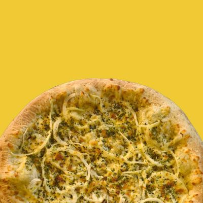 Pizza fugazza familiar