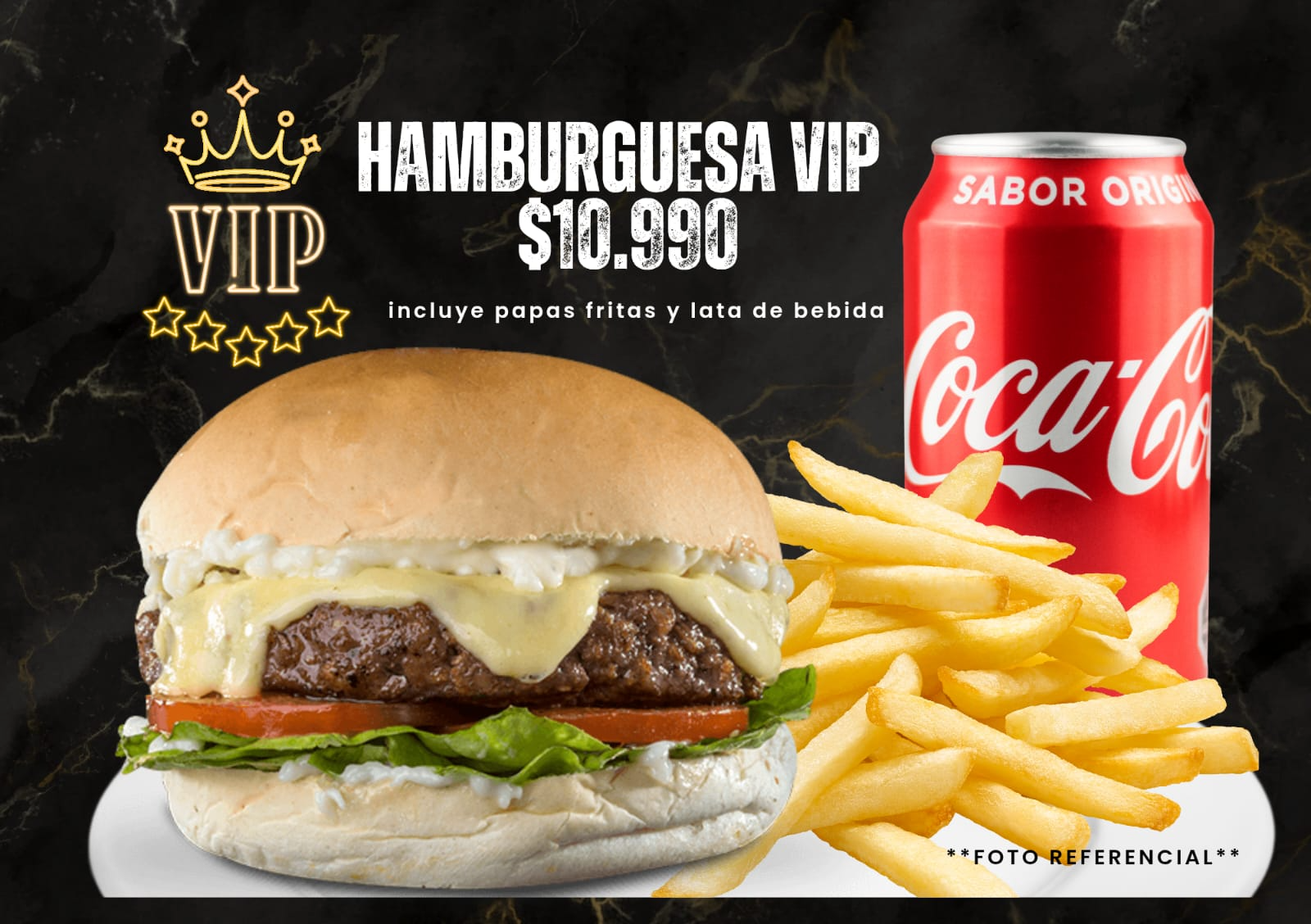 Hamburguesa Vip