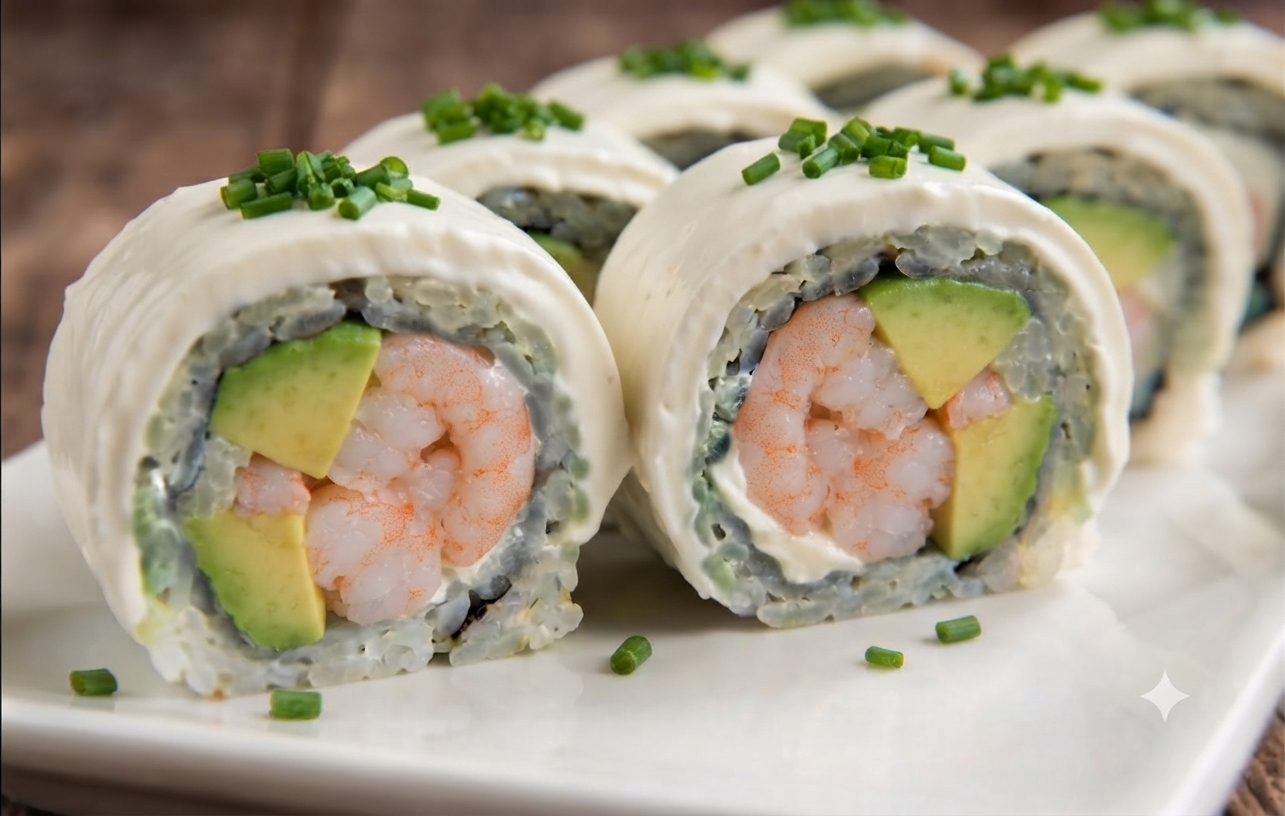 Cheese Ebi Roll